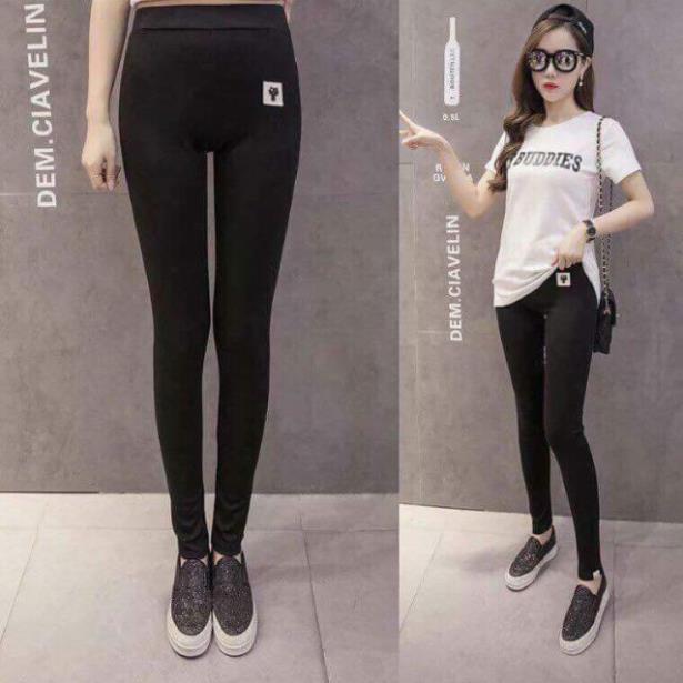 Quần legging MÈO lót lông dầy