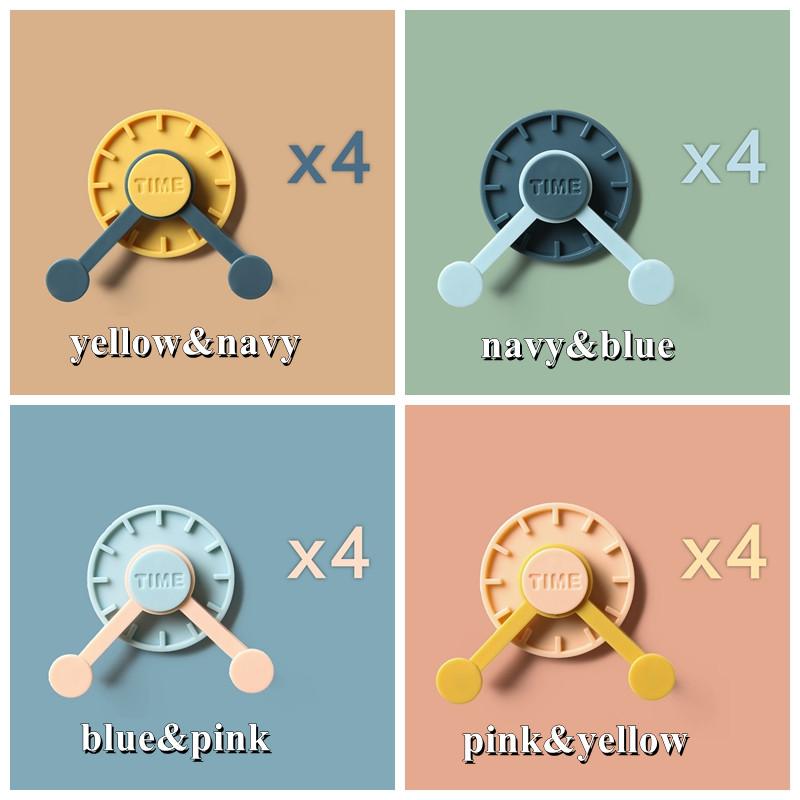 4 Móc Treo Đồ Xoay 360 Độ Tiện Lợi