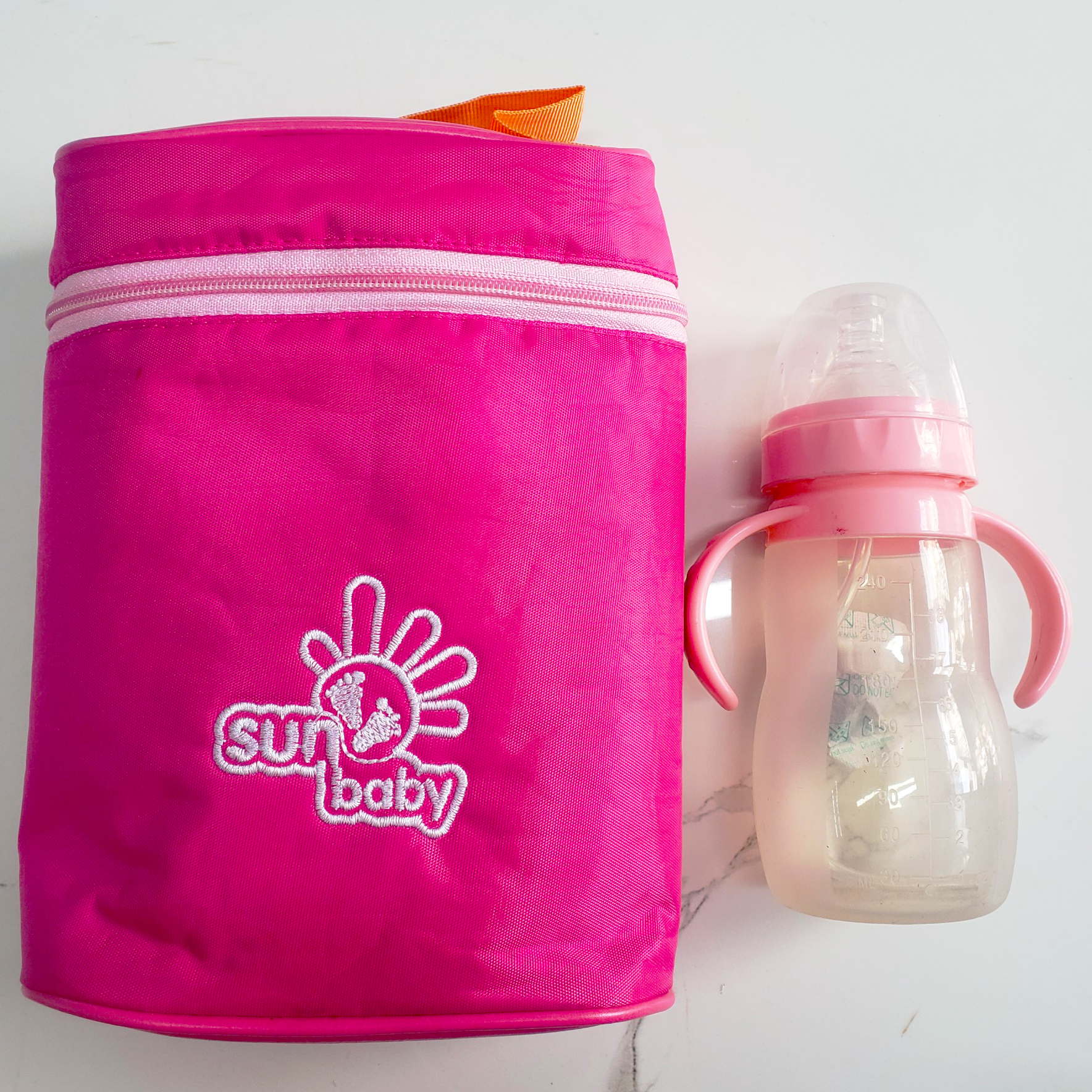 Túi giữ nhiệt cho bình sữa Sunbaby- Đôi S12 loại tiết kiệm