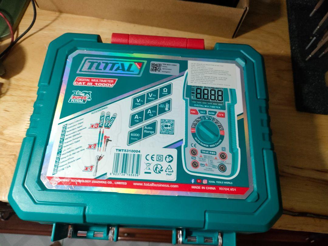 ĐỒNG HỒ VẠN NĂNG KỸ THUẬT SỐ 6V TOTAL TMT5310004 - HÀNG CHÍNH HÃNG