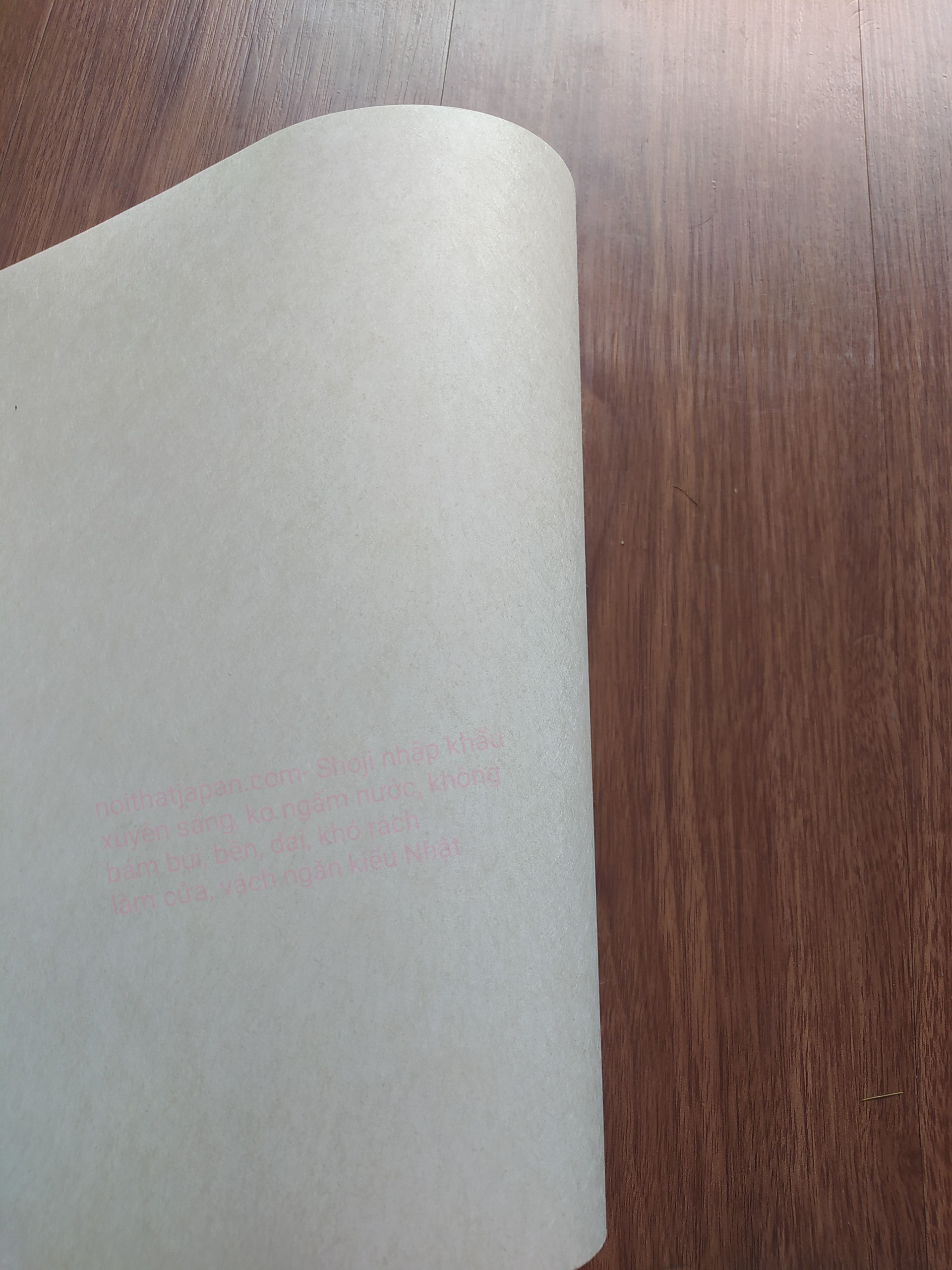 Shoji Nhập khẩu làm cửa lùa, shoji làm cửa trượt, shoji trang trí nhà hàng Nhật, vách shoji Nhật, phòng trà nhật, phòng thiền, màu vàng ngà, vân xước dạng sợi, hàng có sẵn