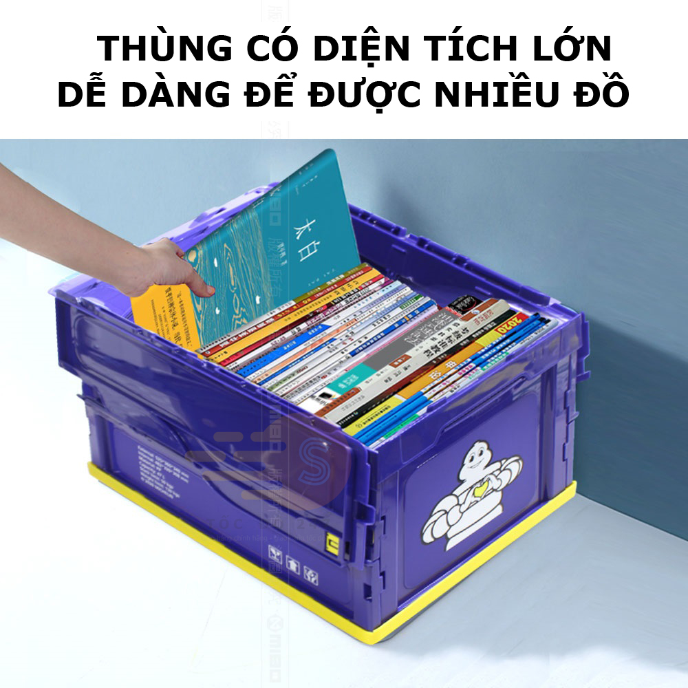 Thùng lưu trữ gấp gọn trên ô tô 18L, 36L, 48L Michelin