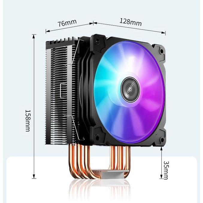 Tản Nhiệt Khí, Fan CPU Jonsbo CR1000 Pro - 6 Ống Đồng, Led RGB Đổi Màu Tự Động - Chính Hãng - Quạt tản nhiệt Nhãn hiệu OEM | PhongVuPC.Com
