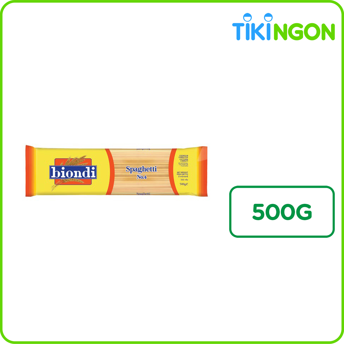 Mì Ý Spaghetti Số 4 Biondi 500g