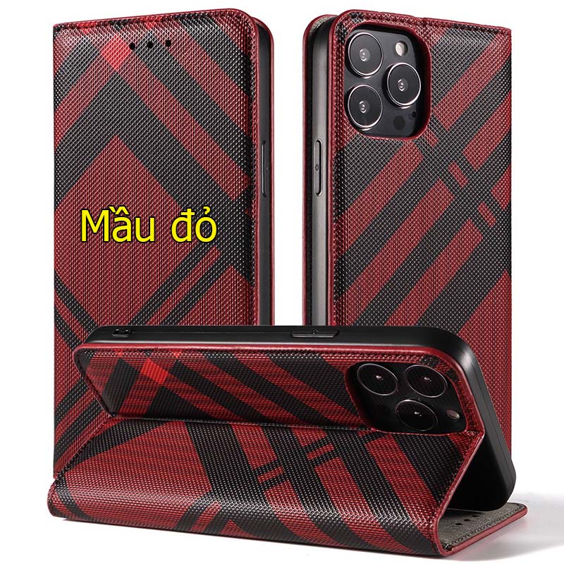 Bao da kiểu ví cao cấp cho iPhone 14 pro max/13 pro max