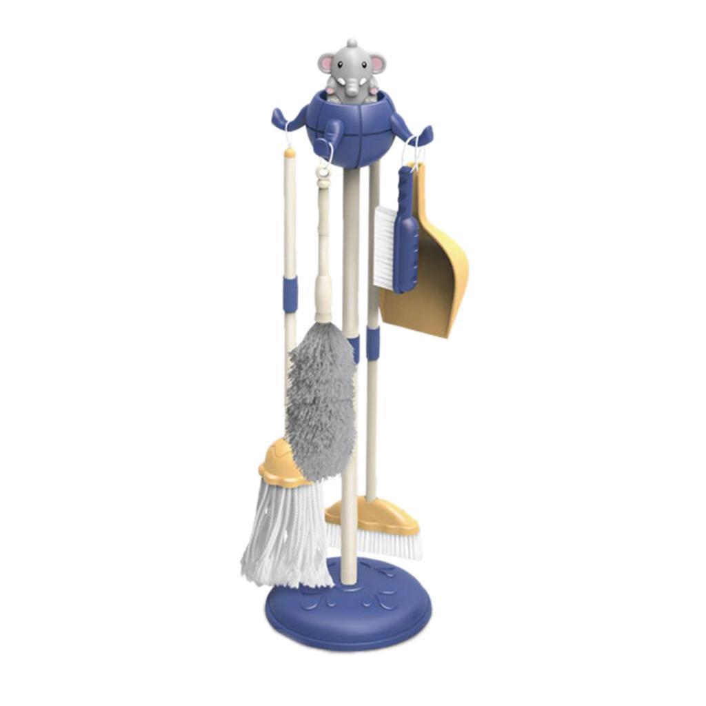 Elephant Kids Cleaning Toy Set Pretend Play Household Cleaning Tools