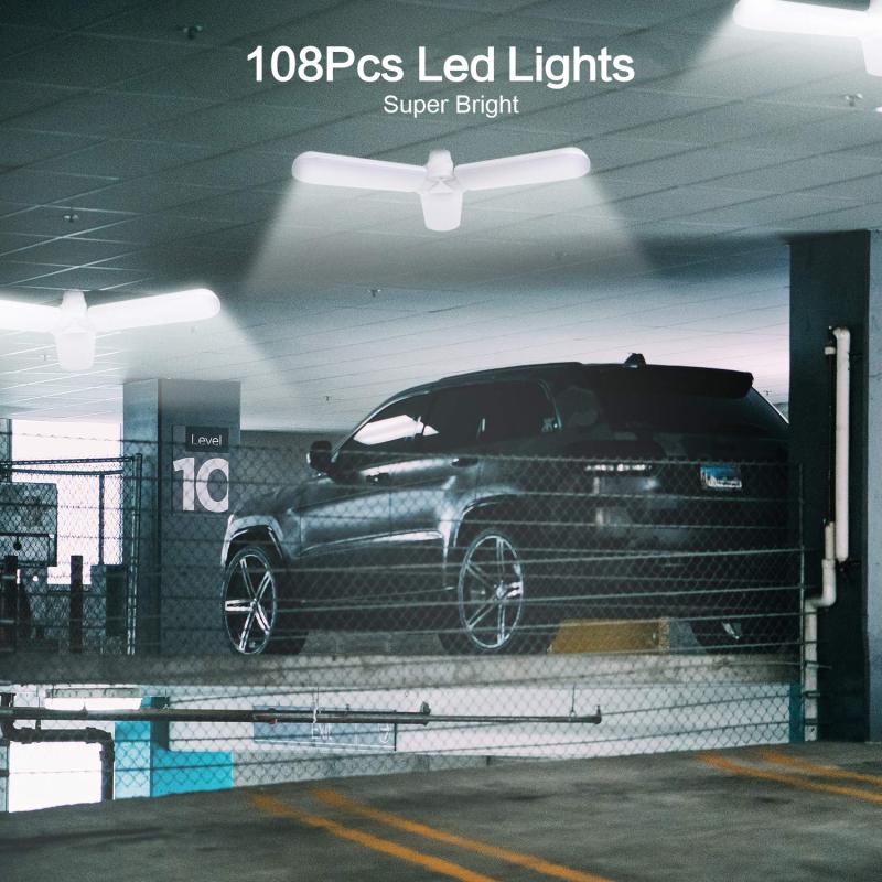 Đèn LED Nhà Để Xe Chiếu Sáng Công Nghiệp Đa Năng Có Thể Điều Chỉnh Biến Dạng Ốp Trần Siêu Sáng 30W Đèn Ngủ LED E26