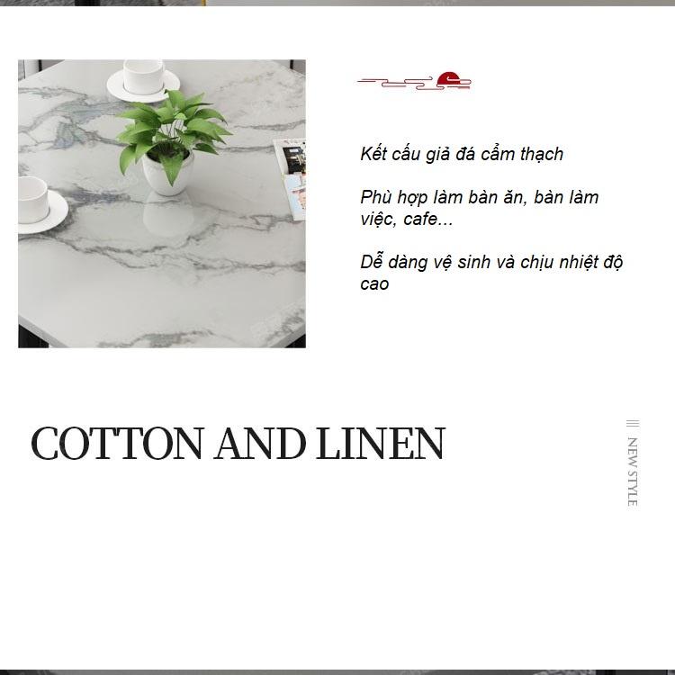 Bộ bàn ăn tròn phong cách Bắc ÂU hiện đại tiết kiệm diện tích