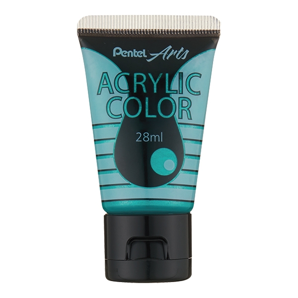 Tuýp Màu Vẽ Acrylic Pentel 28ml WA2-T157 - Metallic Green