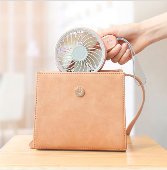 Quạt Mini có pin sạc tiện dụng, 3 chế độ gió cực mát
