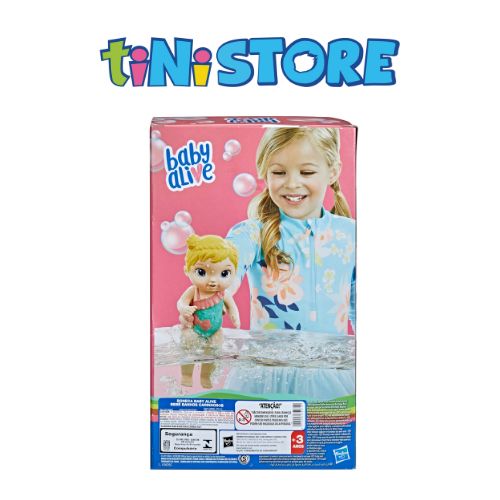 Bộ đồ chơi búp bê tóc vàng đi tắm Baby Alive