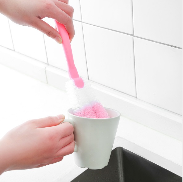 Bộ 2 Cây Cọ Rửa Cốc Chén Ly Bình Sữa Hàng Chất Lượng Cao -