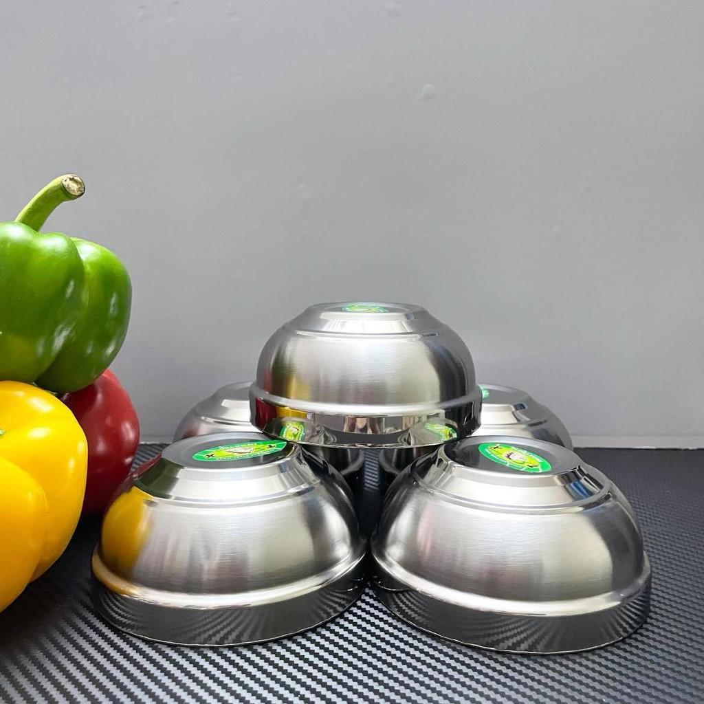 COMBO 5 CHÉN INOX 2 lớp CÁCH NHIỆT CAO CẤP - Bộ 5 Chén Bát chất liệu 100% INOX, với kiểu dáng Hàn Quốc SANG TRỌNG.