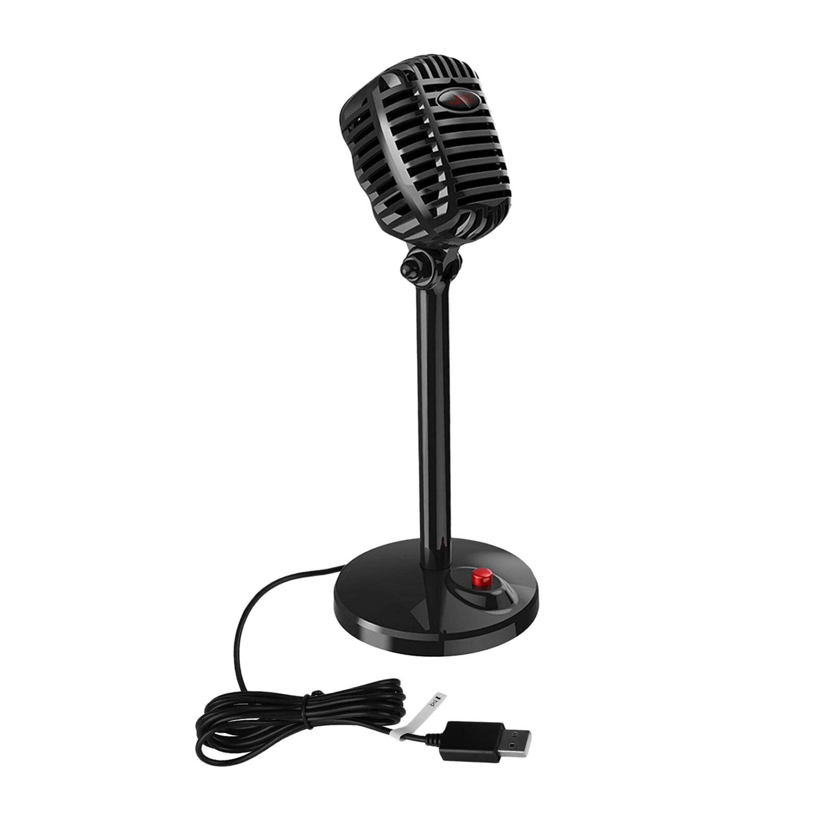 USB Microphone Omnidirectional Condenser Podcast PC Mic USB Plug and Play for Vocal, YouTube, Livestream, Recording and Studio