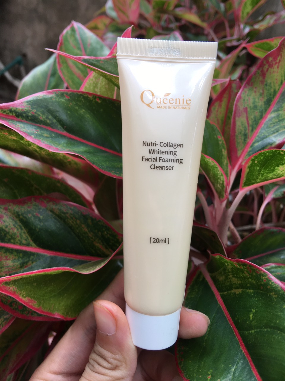 Sữa rửa mặt Collagen Queenie trải nghiệm rửa sạch bụi bẩn, dưỡng da trắng hồng 20ml - Mỹ Phẩm Hàn Quốc