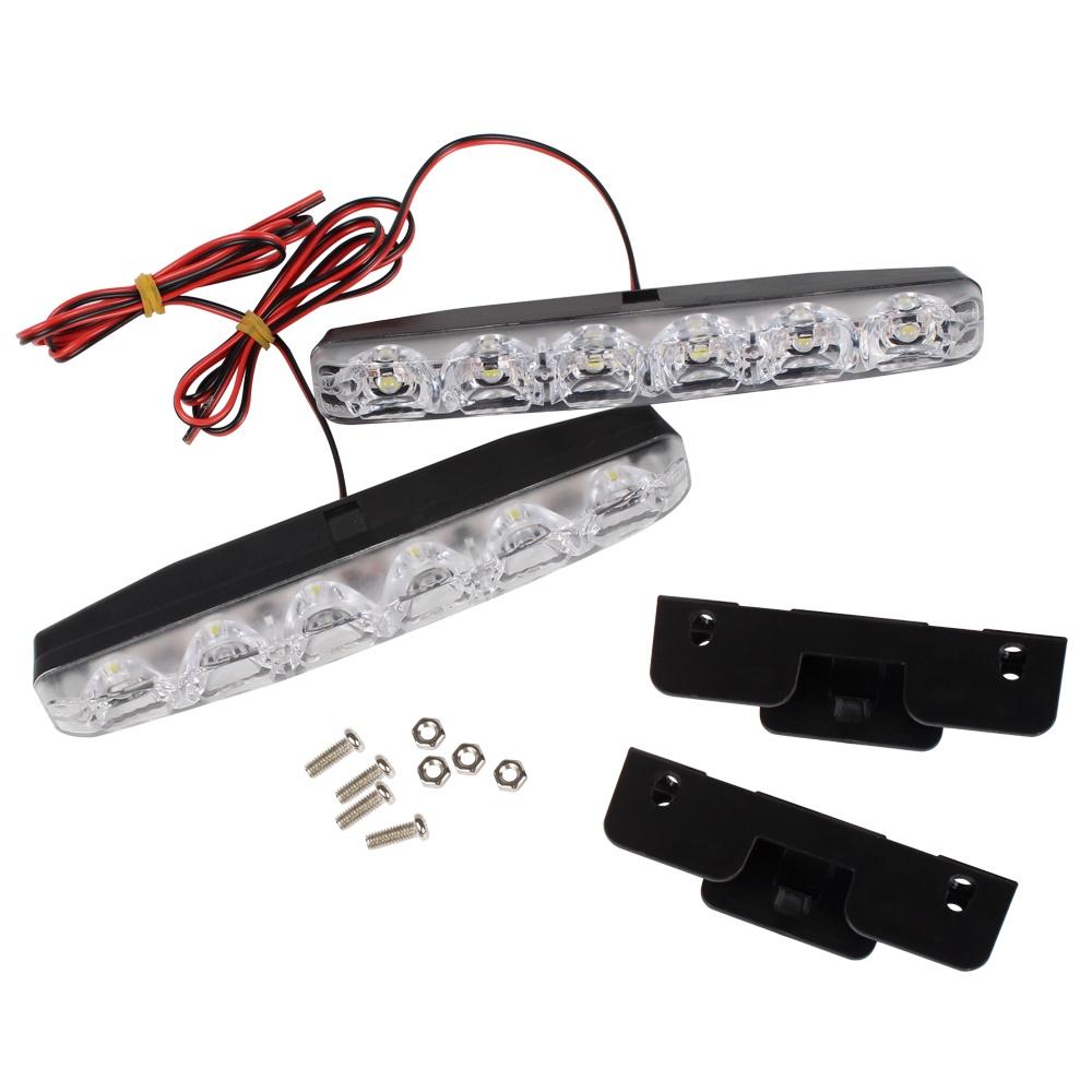 Đèn LED 6 bóng chạy ban ngày cho xe hơi