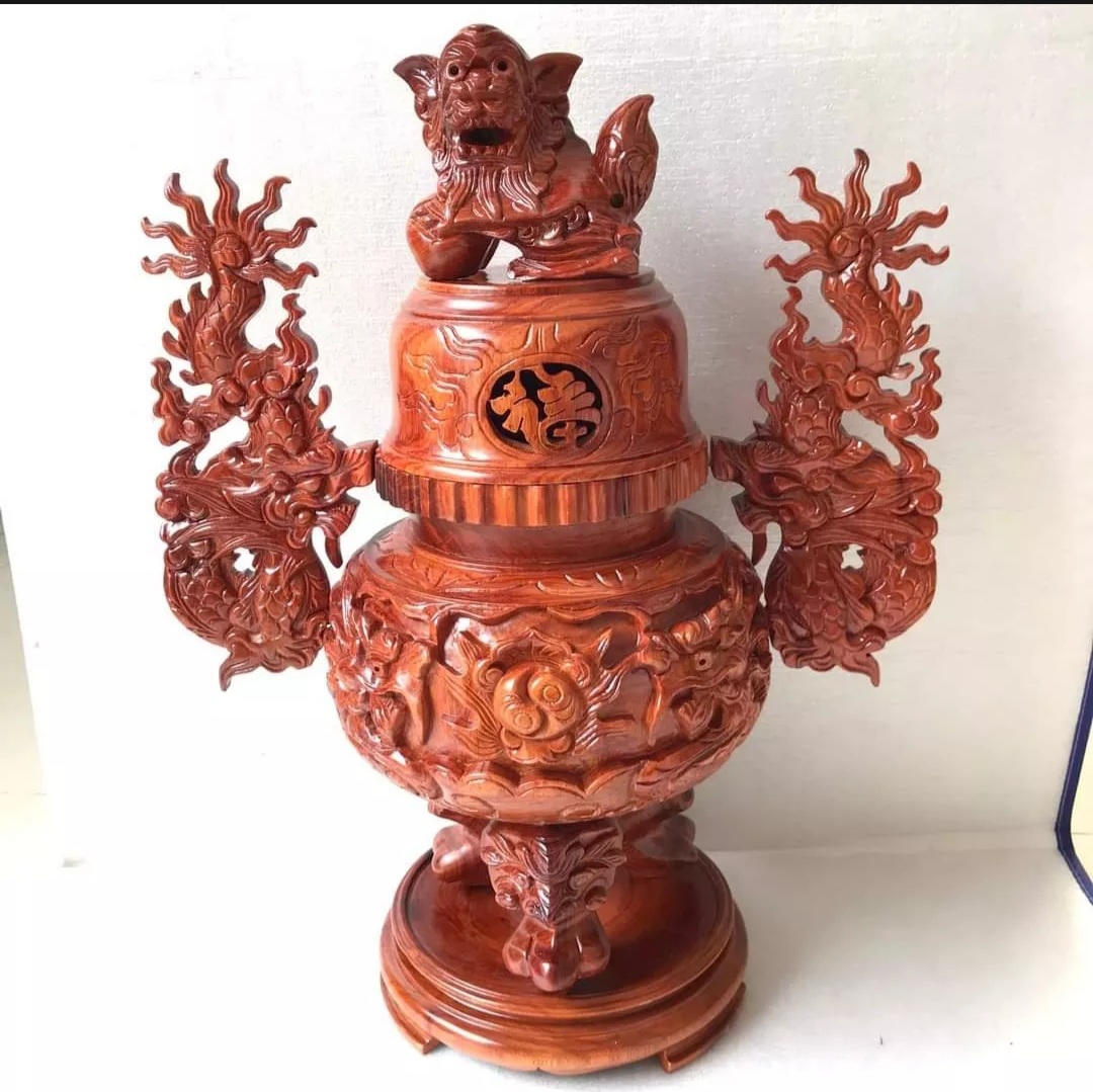 Đỉnh Lư hương thờ cúng Nội Thất cao 50cm