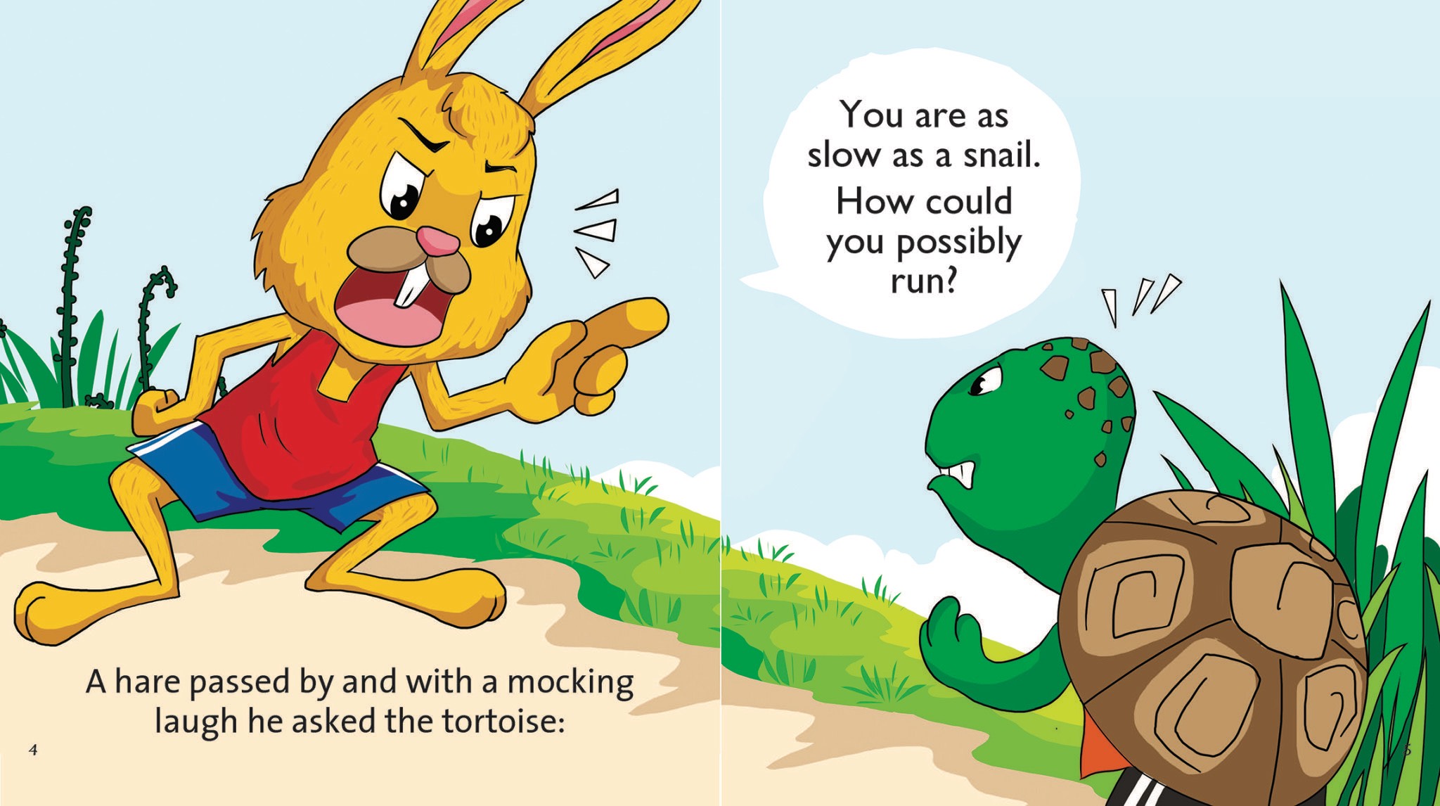 The hare and the tortoise ( Best fables for kids) Truyện tranh đơn ngữ cho thiếu nhi