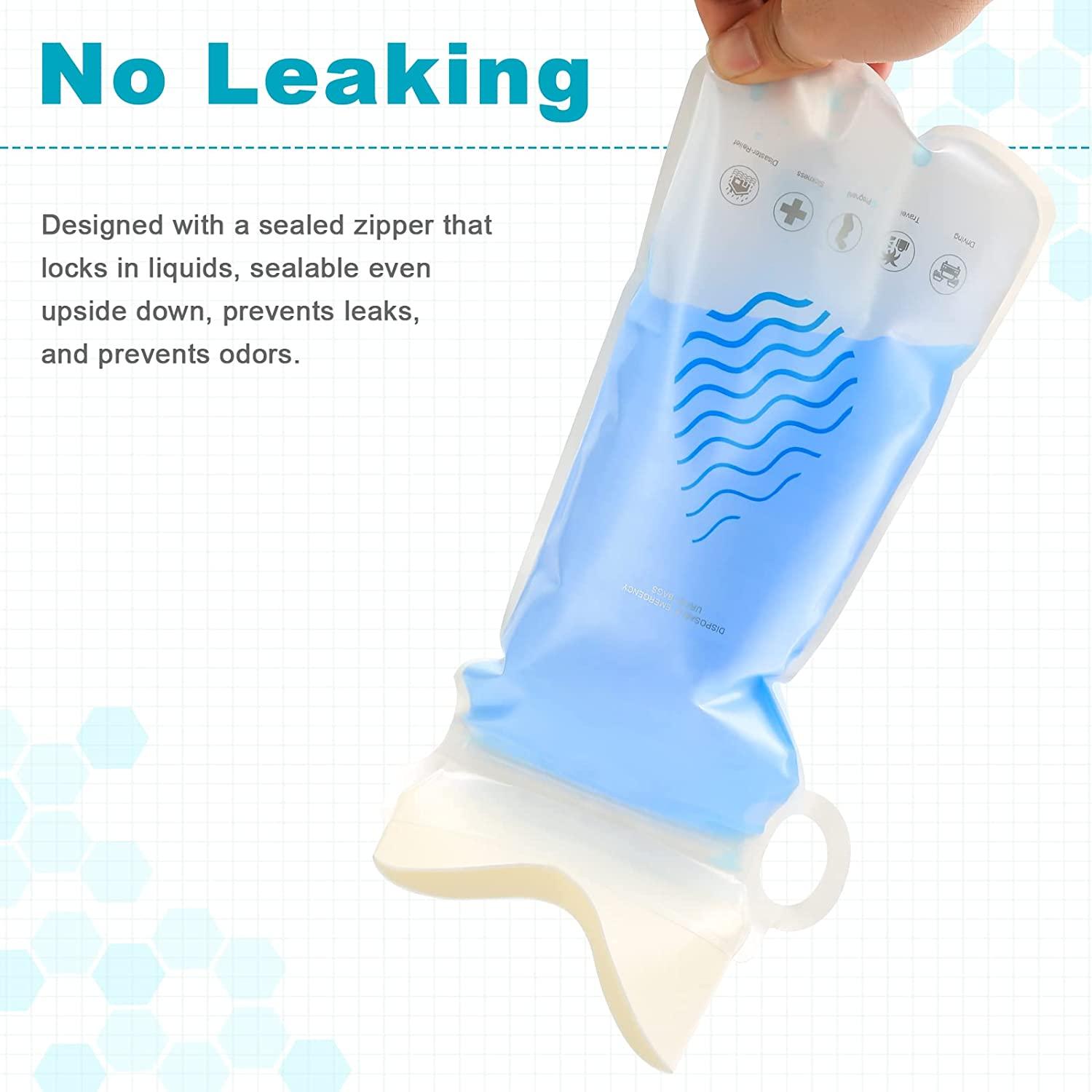 20 gói 700ML Túi đựng nước tiểu dùng một lần khẩn cấp, Túi đựng nước tiểu khi đi cắm trại Túi đựng nước tiểu Unisex Túi nôn