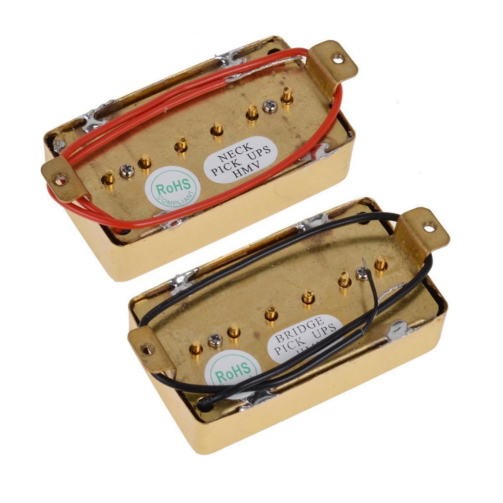 Sunnimix Bộ 2 Có Dây Đàn Guitar Điện Đơn Phối Xanh Bán Tải