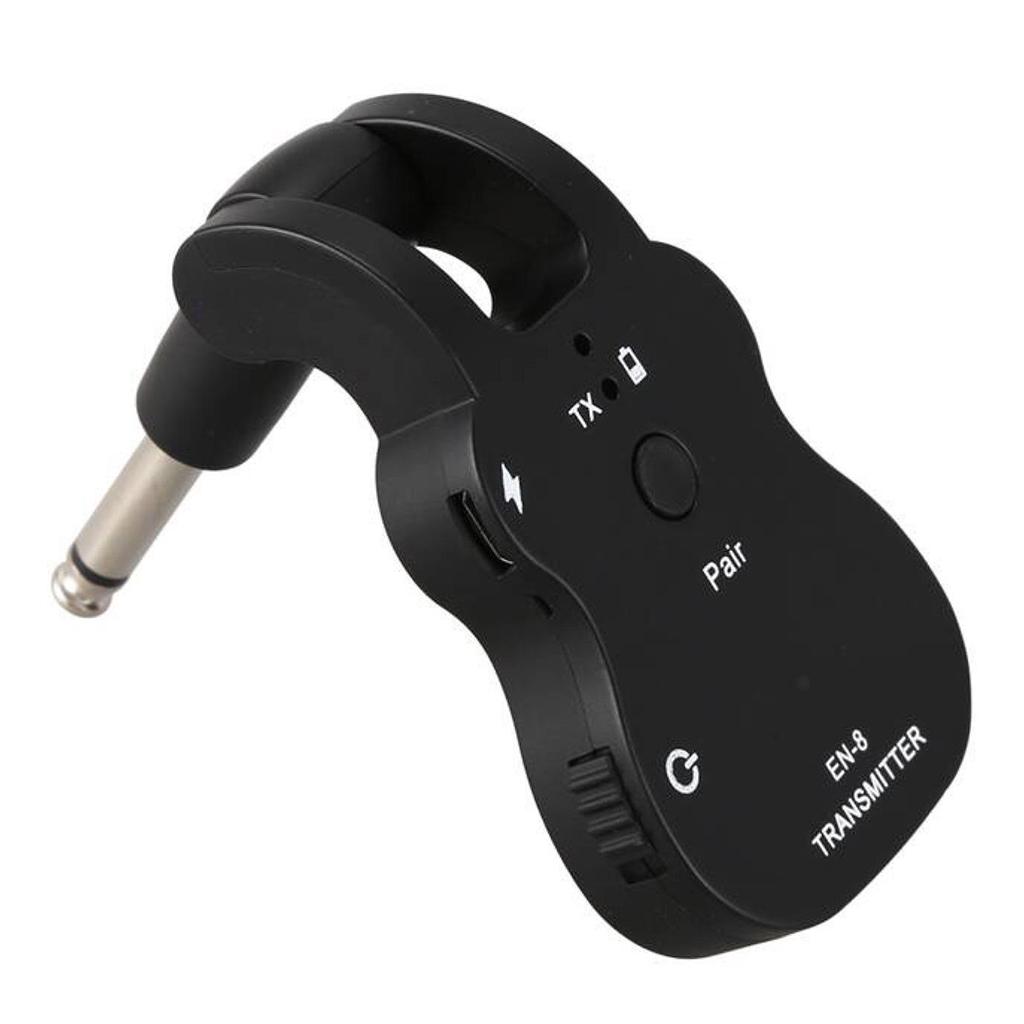 2.4G Guitar Wireless System Transmitter Receiver 30m Transmission Range 20-20khz