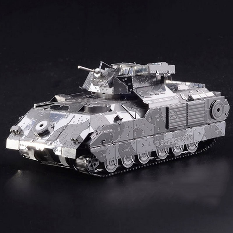 Mô hình thép 3D tự ráp cao cấp xe tank M2A2