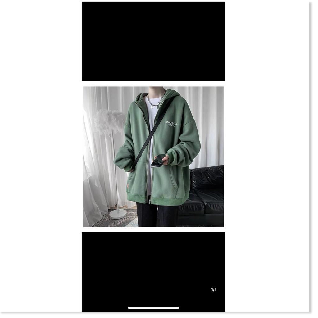 Áo nỉ dây kéo form to y hình SIÊU ĐỆP THỜI TRANG HÀN QUỐC HOT THỜI TRANG KING FASHION