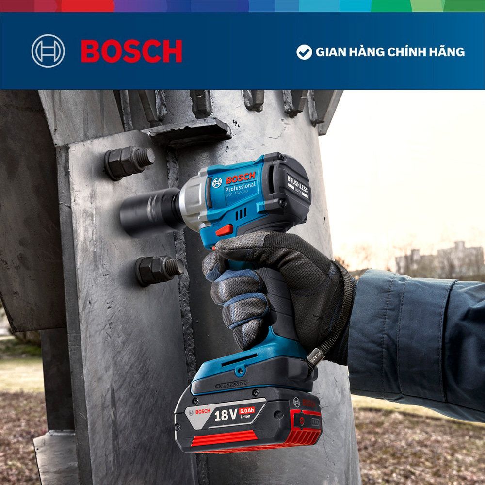 Máy siết ốc dùng pin Bosch GDS 18V-350 Solo