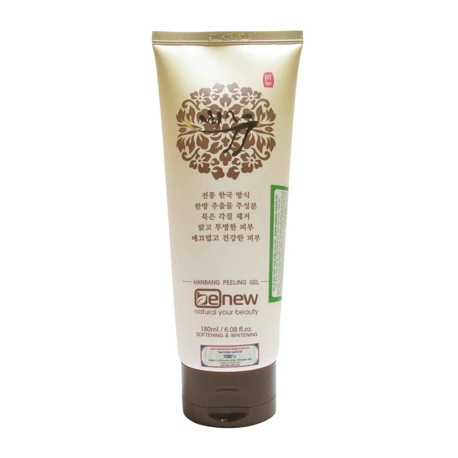 Gel Tẩy Tế Bào Chết Trắng Da Thảo Dược Hàn Quốc Benew (180ml) - Hàng Chính Hãng