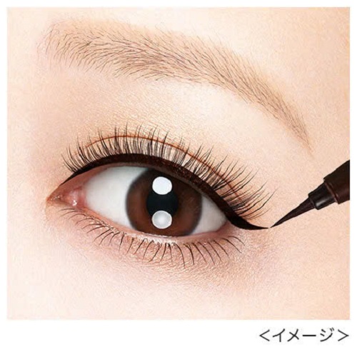 Bút Kẻ Mắt Nước Siêu Chống Trôi Kissme Heroine Make Smooth Liquid Eyeliner Super Keep Nét Siêu Sắc Mãnh (Màu Nâu Đen)
