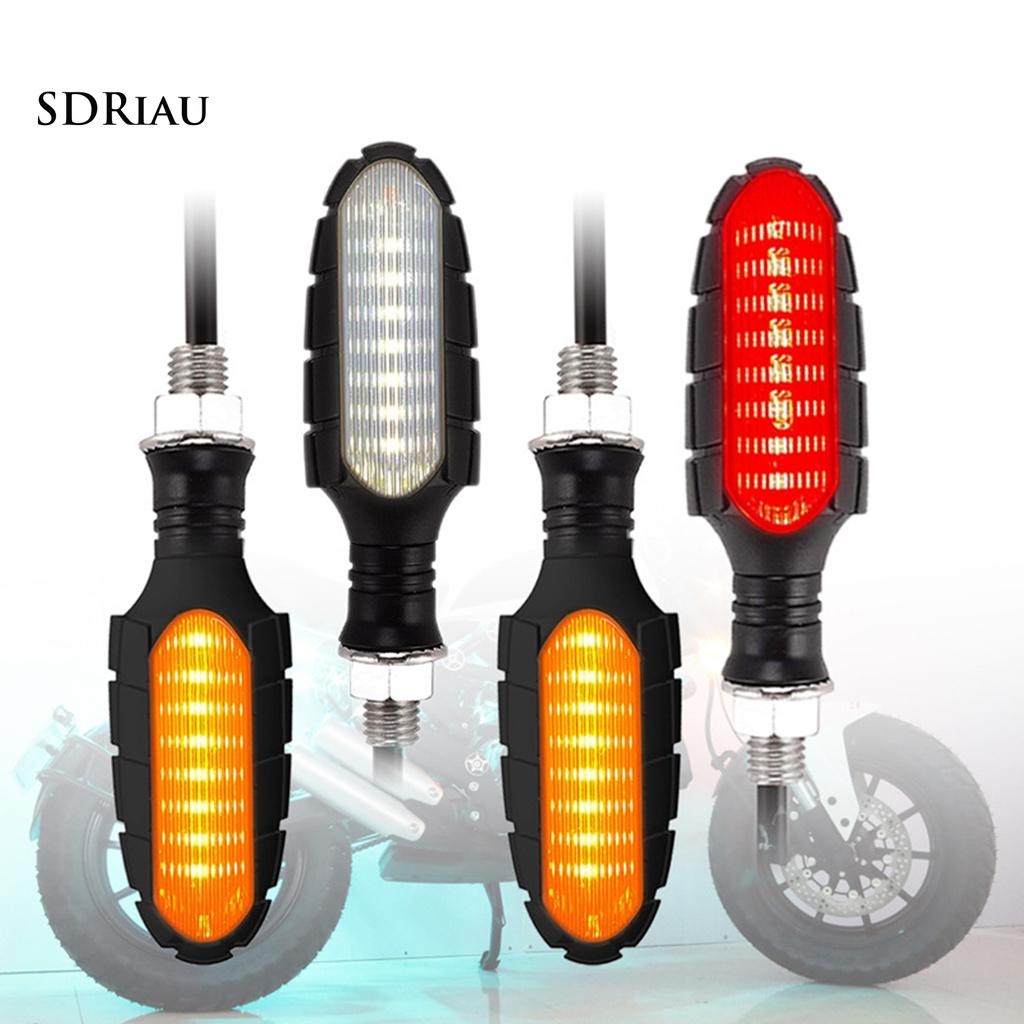 Set 2 Đèn Tín Hiệu Đa Năng 16 Bóng Led Cho Xe Mô Tô