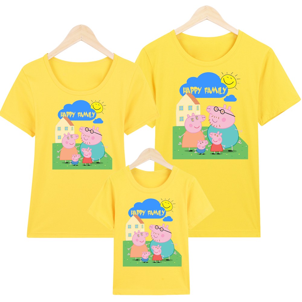 Áo thun gia đình Heo Peppa ATGD21