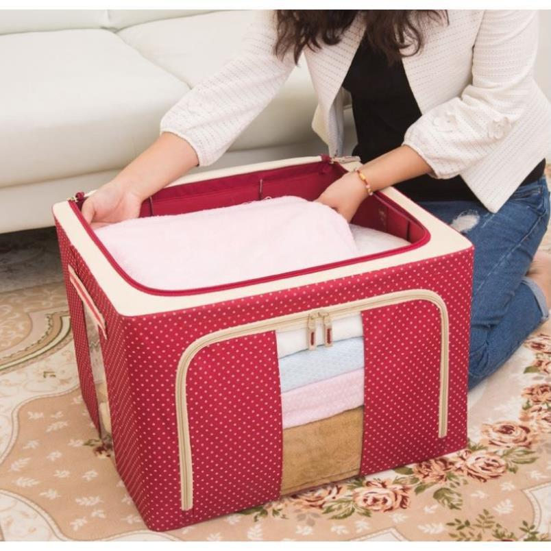 Hộp đựng chăn màn khung sắt