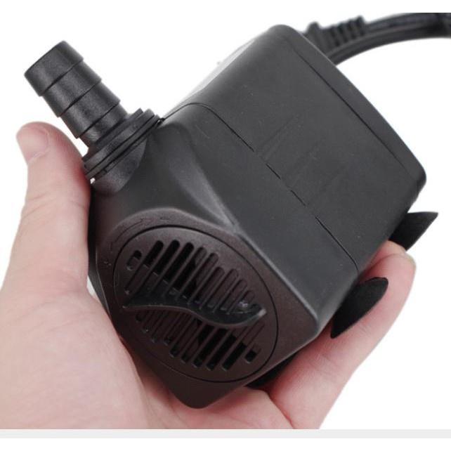 Máy bơm chìm mini 8W - 220V dùng bơm quạt điều hòa hơi nước, trang trí tiểu cảnh, thác nước, hòn non bộ, thủy sinh