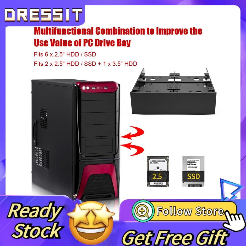 Khung Gắn Ổ Đĩa Mềm 2.5 "3.5" Hdd Sang 5.25 "
