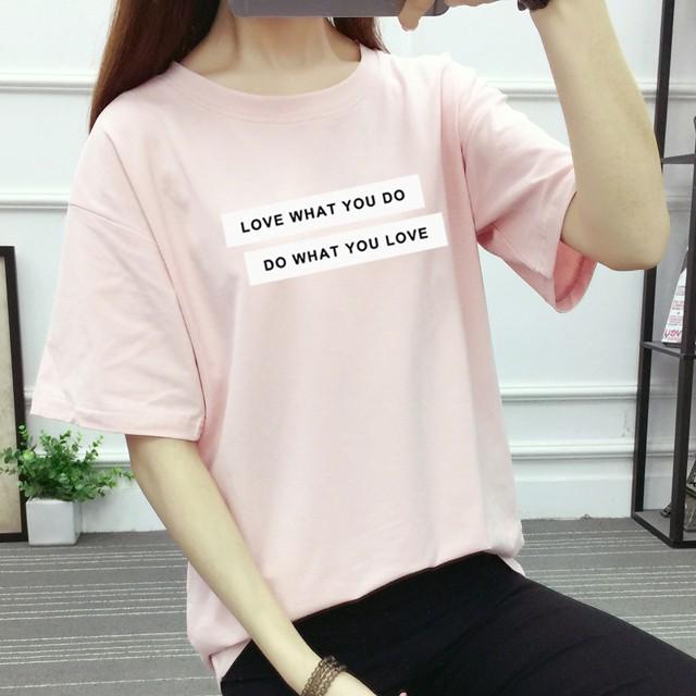 ÁO THUN NỮ LOVE WHAT YOU DO THỜI TRANG NHIỀU MÀU