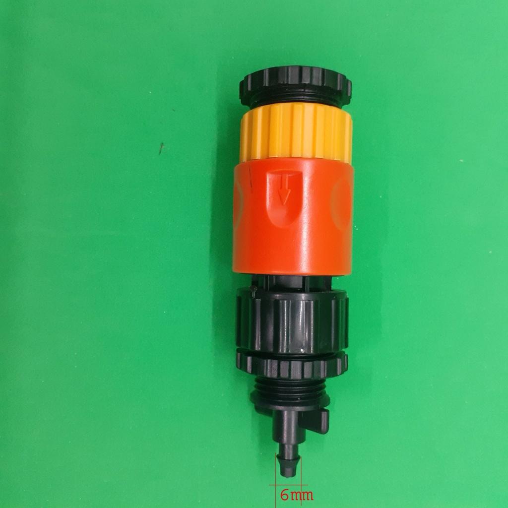 Ống PE 6mm , đầu tưới nhỏ giọt, T chia và các phụ kiện dùng trong hệ thống phun sương, tưới nhỏ giọt,