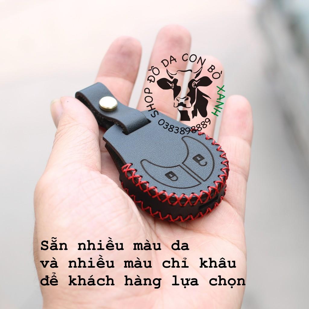 Bao da dành cho Chìa Khoá Nissan Xtrail, Teana, Terra, Navara, Sunny chìa KHOÁ CƠ Handmade Da Thật 001