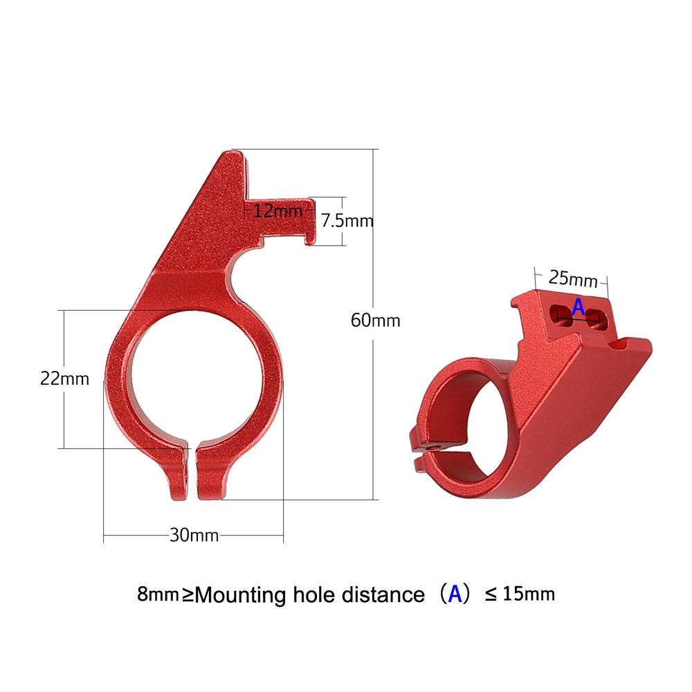 Electric Scooter Instrument Display Seat Aluminum Scooter Modification Bracket for 22mm Diameter Handlebar