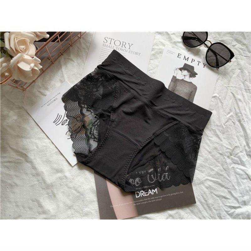 Quần lót cotton gen bụng ren