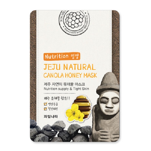 Mặt nạ dưỡng da thảo dược mật ong (combo 10 miếng) Hàn Quốc Welcos jeju natural canola honey mask 20ml