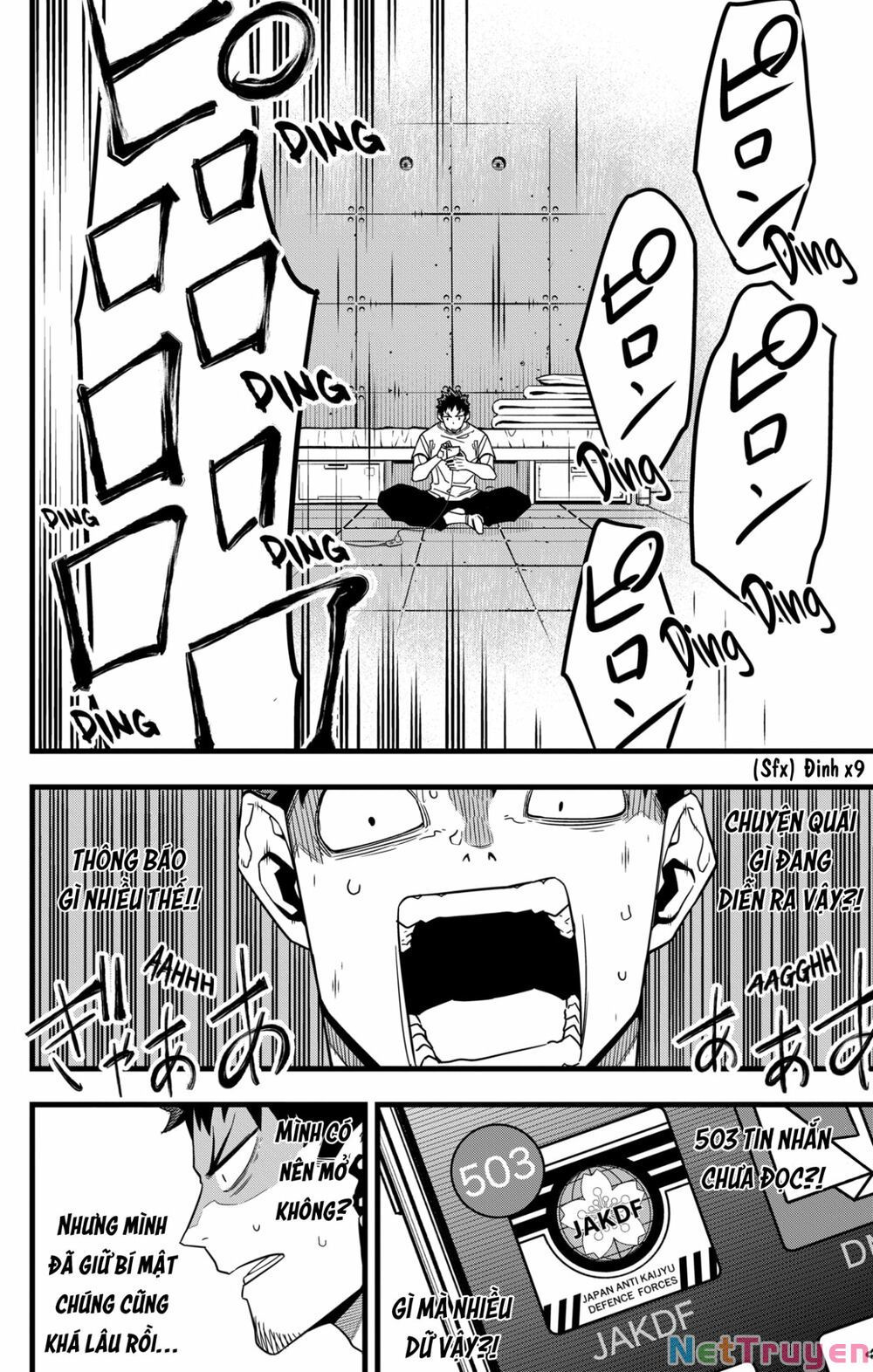 hôm nay - tôi hóa kaiju chapter 67 8