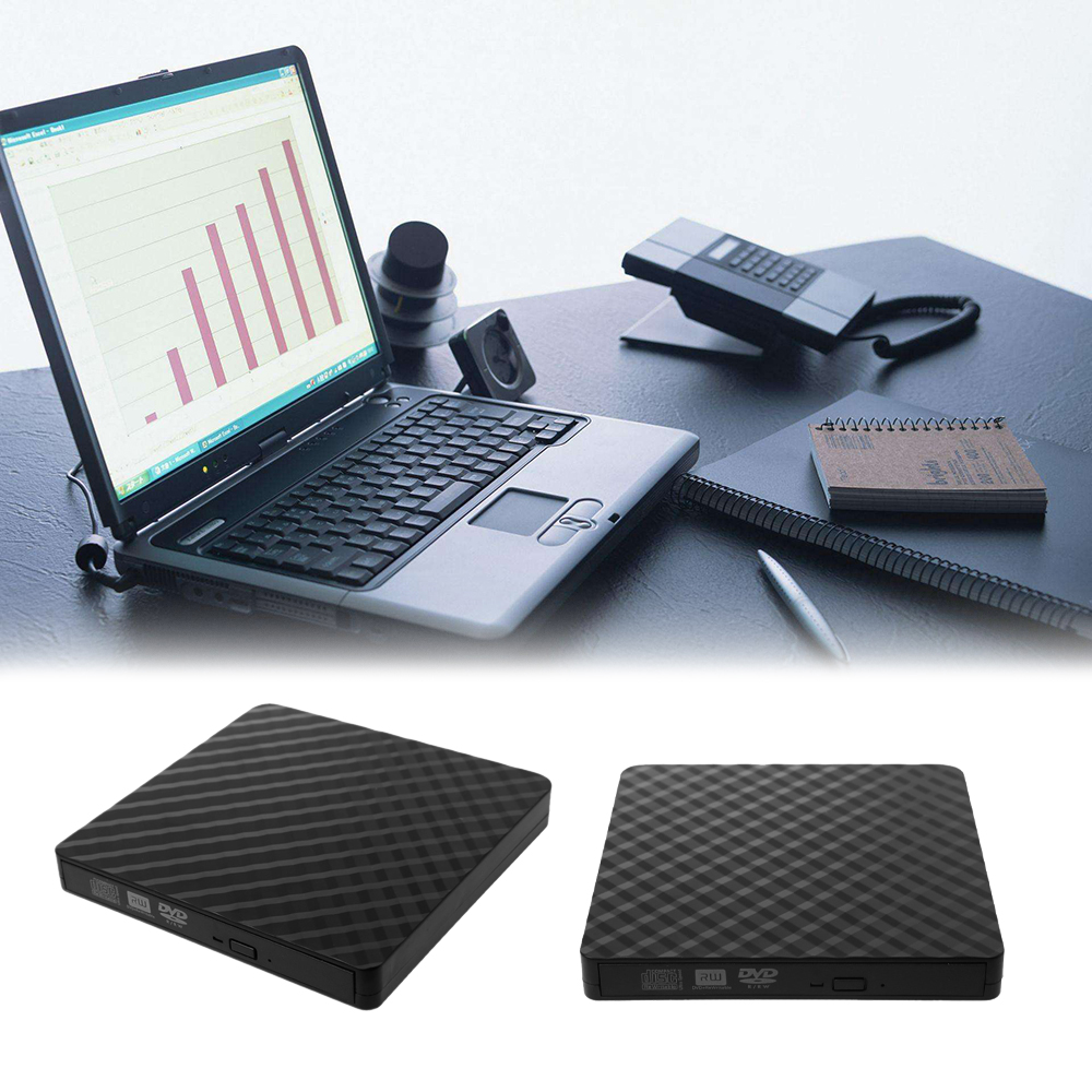 Máy Ghi DVD Di Động USB 3.0 5GbPS Cho Tất Cả Máy Tính Xách Tay Máy Tính Để Bàn Apple