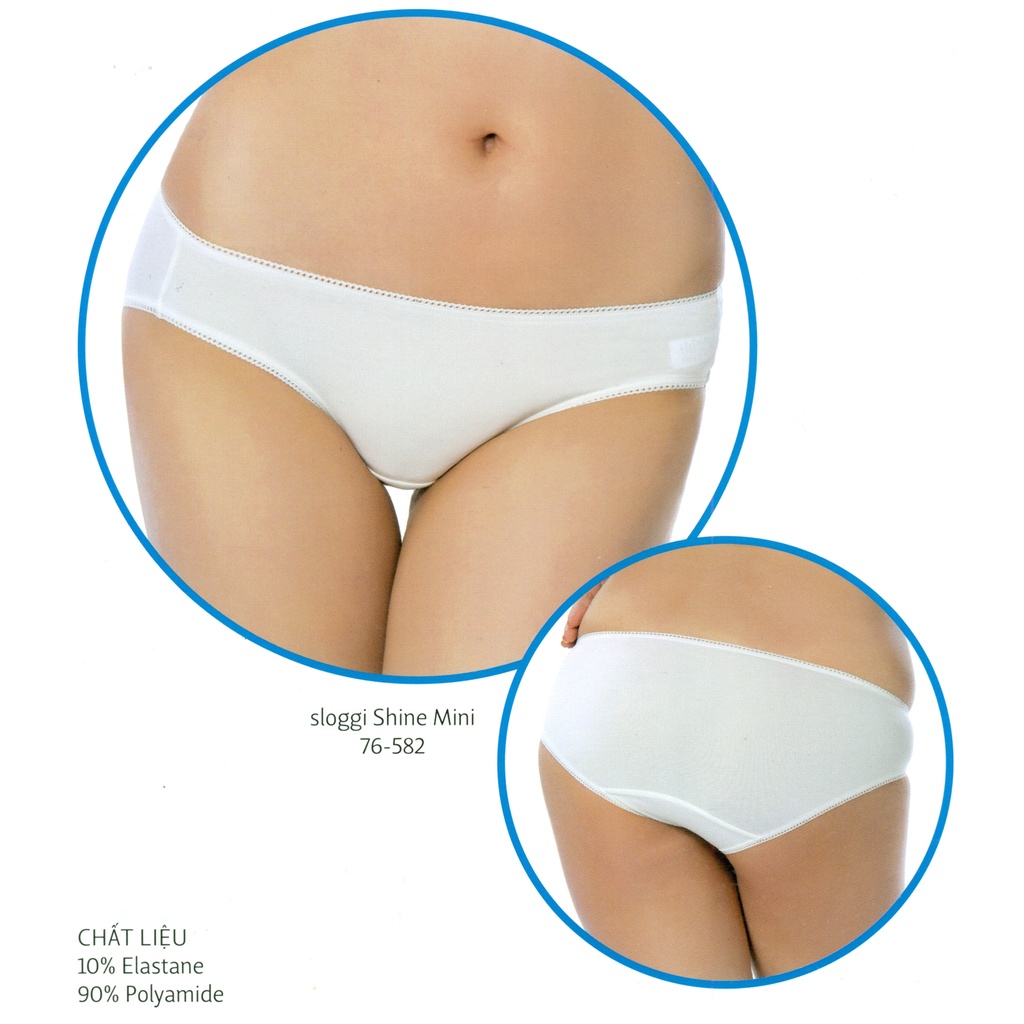 Quần Lót Nữ Smoggi Shine Mini Triumph - Trắng (Size