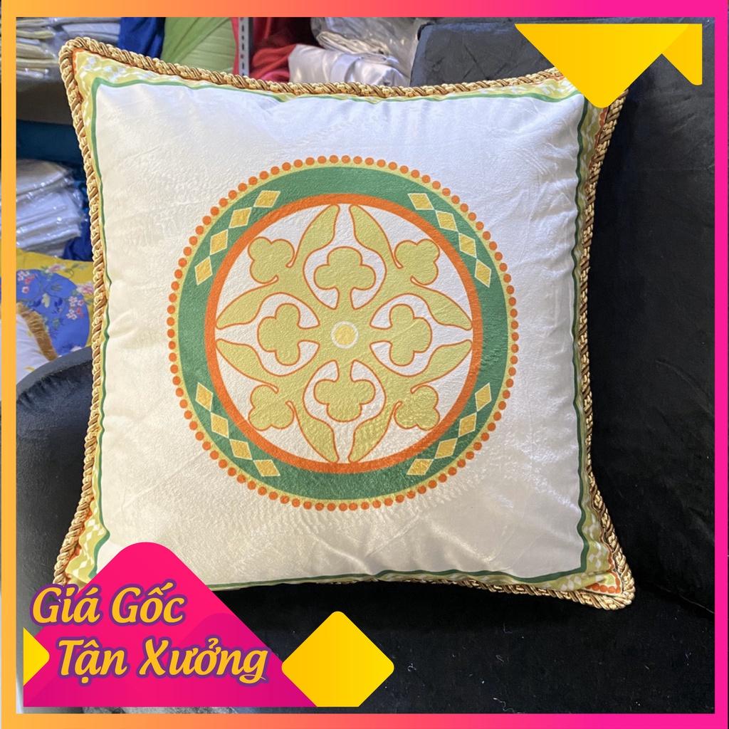 Gối Tựa Lưng Trang Trí Hoa Văn Hiện Đại Kích Thước 45x45cm