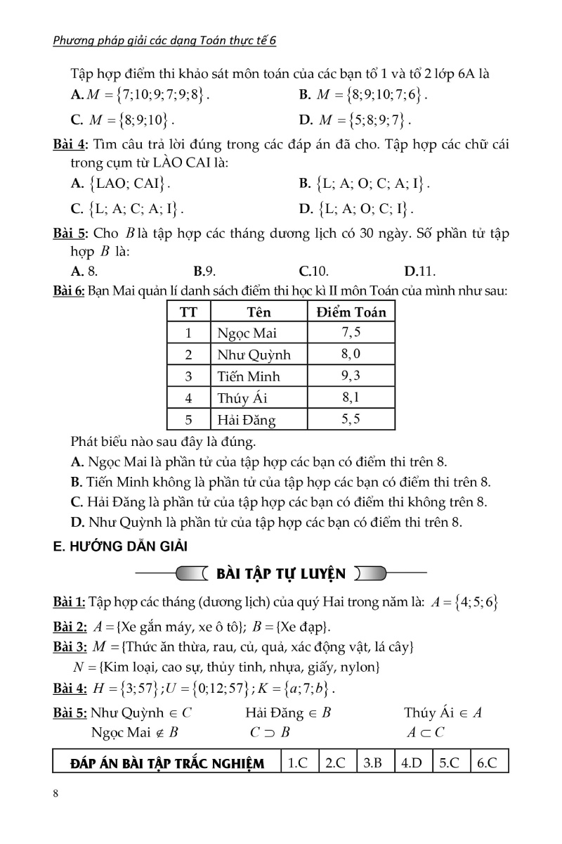 Phương Pháp Giải Các Dạng Toán Thực Tế 6 (Tài Liệu Dùng Chung Cho Các Bộ Sách) - KV