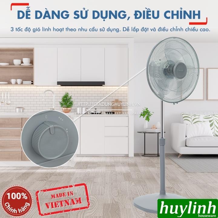 Quạt đứng Essential Tefal VH441790 - 55W - 3 tốc độ gió - Sản xuất tại Việt Nam - Hàng chính hãng