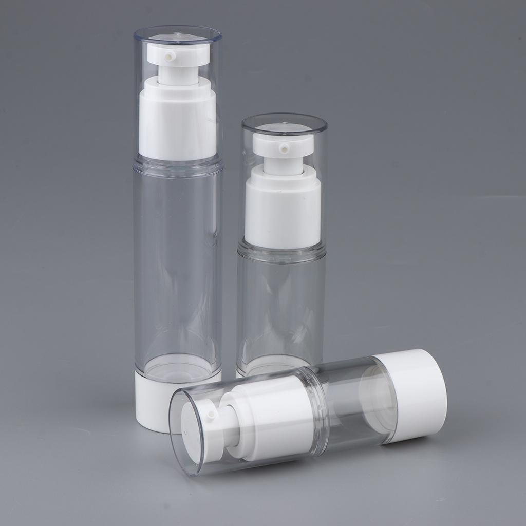 2X Rỗng Bơm Lại Tinh Chất Chai Chân Không Hộp đựng Mỹ Phẩm