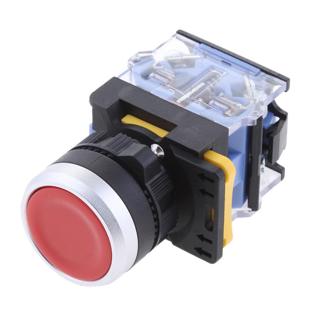 New 660V 10A Self-Locking Push Button Switch 22mm Mounting IP54 Waterproof