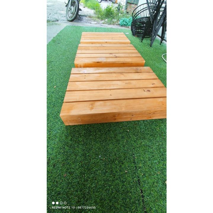 Tổng Hộp Giường Pallet - Giường gỗ - Giường xếp - Giường Hộp Pallet làm giường đã sơn chống mốc